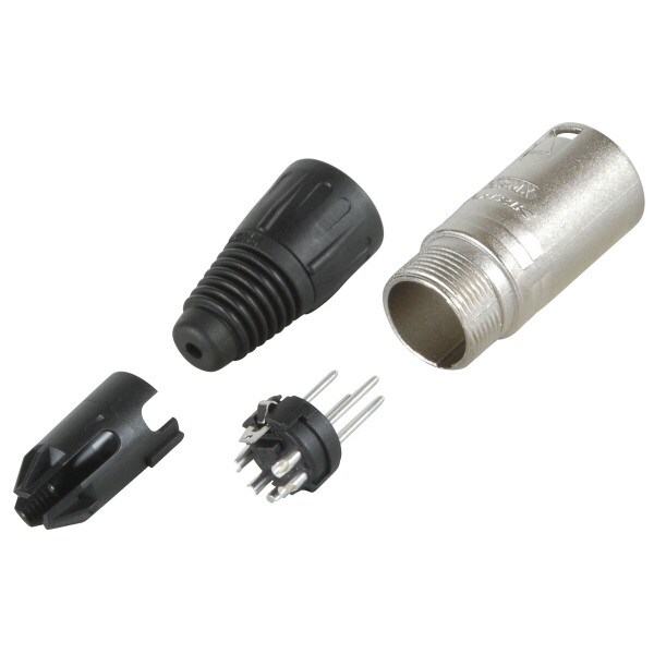 Main product image for Neutrik NC5MX XLR Male Nickel 5-Pin 092-328